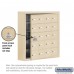 Salsbury Cell Phone Storage Locker - with Front Access Panel - 5 Door High Unit (5 Inch Deep Compartments) - 20 A Doors (19 usable) - Sandstone - Surface Mounted - Master Keyed Locks